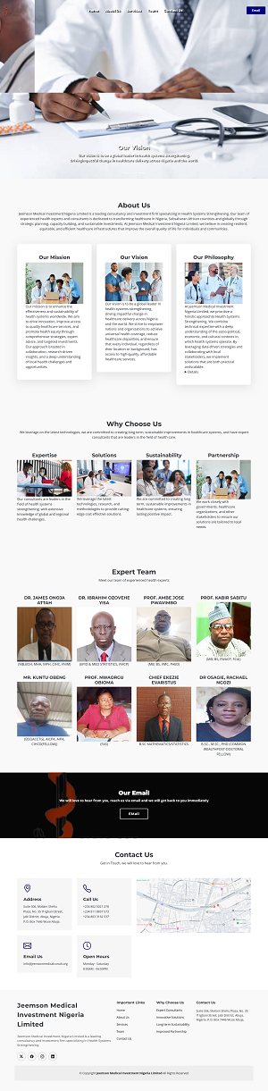 draftek systems limited website design IBNM Agro Nigeria Limited